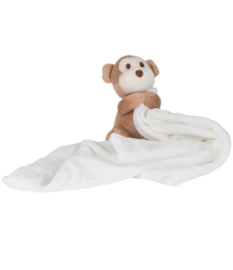 Mumbles Monkey Comforter - Soft Baby Comforter from Fou Tees Ireland Cream M