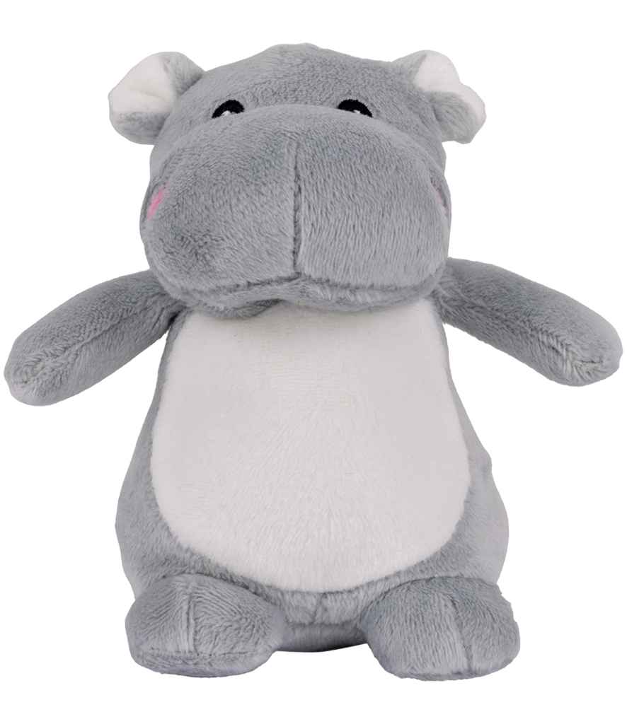 Mumbles Character Key Ring – Soft Plush Promotional Accessory Grey Hippo S