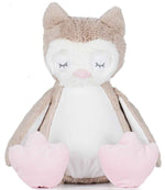 Mumbles Zippie Owl Soft Plush Toy - Ideal for Personalised Gifts and Branding