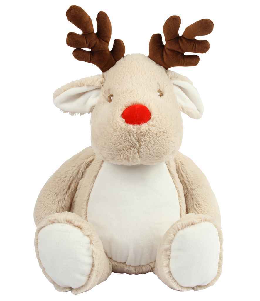 Mumbles Zippie Reindeer - Soft Plush Customisable Reindeer Toy