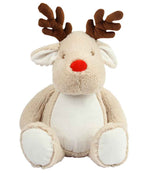 Mumbles Zippie Reindeer - Soft Plush Customisable Reindeer Toy