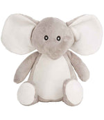Mumbles Printme Mini Animals - Soft Plush Mini Toys for Personalised Gifts Grey Elephant M