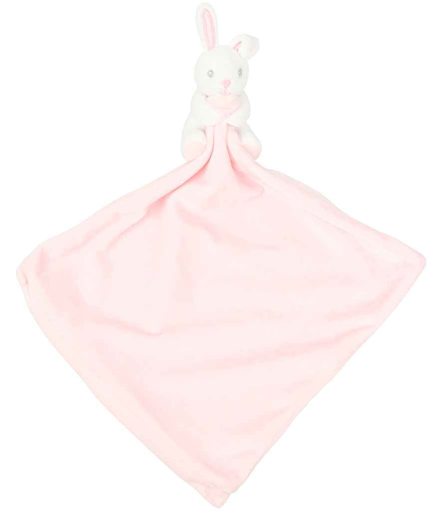 Mumbles Animal Comforter with Rattle – Soft Plush Baby Comforter Pink Rabbit ONE