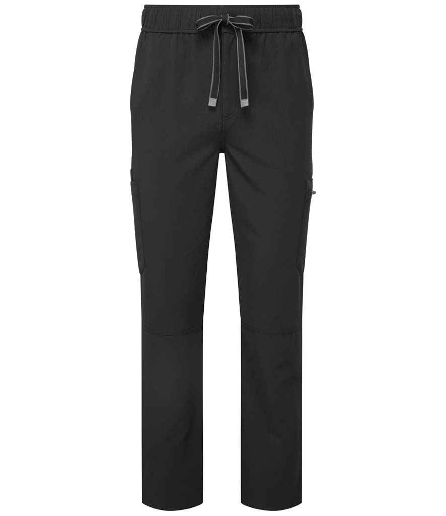 Onna by Premier Relentless Onna-Stretch Cargo Trousers – Durable Eco-Friendly Workwear Black 3X/L