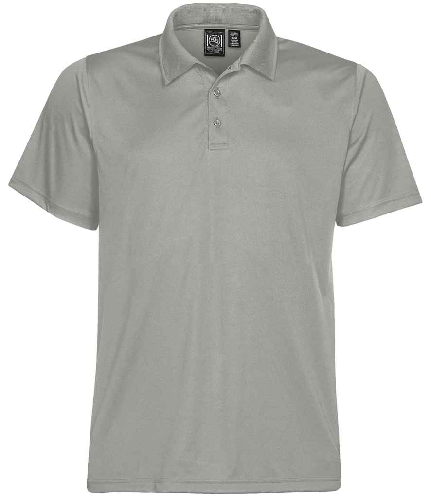 Stormtech Eclipse H2X-DRY Piqué Polo Shirt – Breathable Performance Polo Cool Silver 5XL