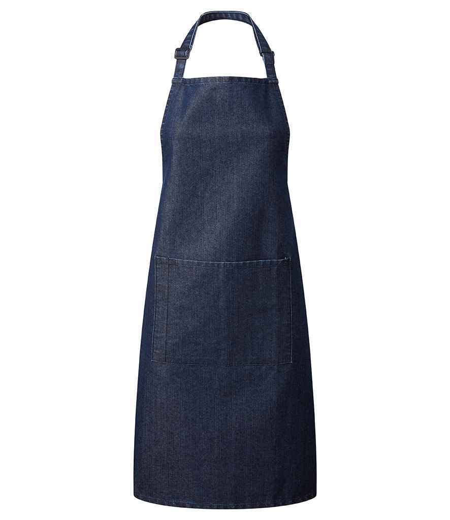 Premier Colours Bib Apron with Pocket – Durable and Practical Apron for Hospitality and Catering