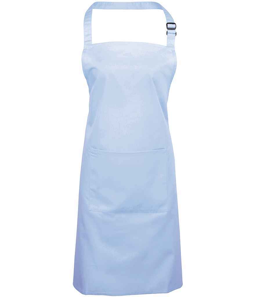 Premier Colours Bib Apron with Pocket – Durable and Practical Apron for Hospitality and Catering
