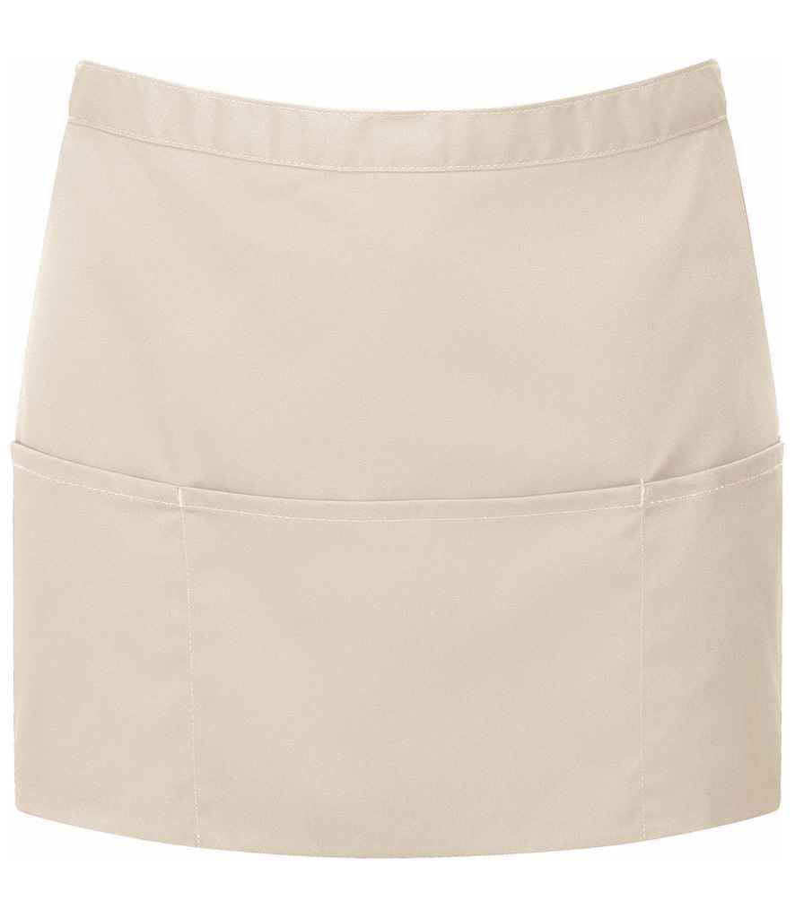 Premier Colours 3 Pocket Apron – Durable and Practical Apron by Premier Natural ONE