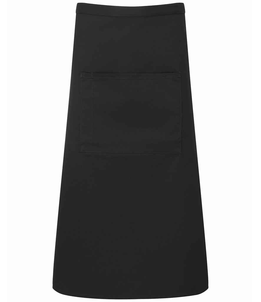 Premier Colours Bar Apron - Durable Hospitality Apron by Premier Black ONE