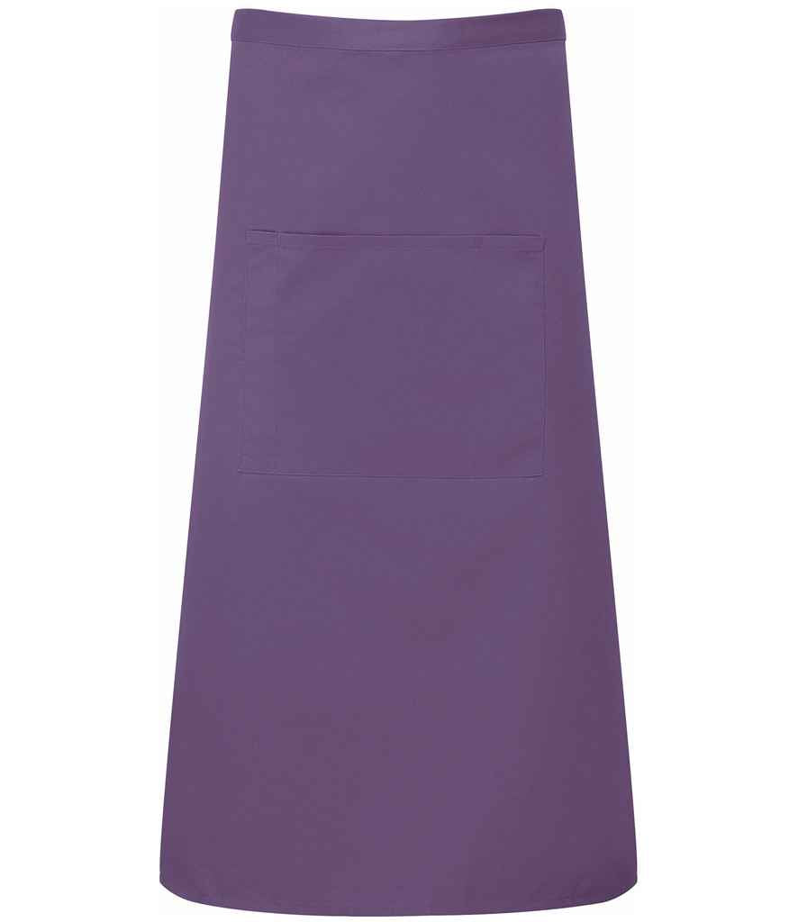 Premier Colours Bar Apron - Durable Hospitality Apron by Premier Purple ONE