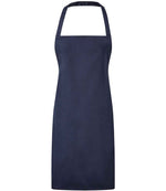 Premier Essential Bib Apron – Durable and Comfortable Apron for Hospitality and Catering Navy ONE