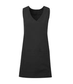 Premier Wrap Around Tunic Apron – Durable and Practical Workwear Black L/XL