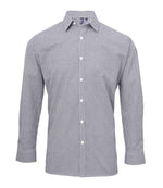 Premier Gingham Long Sleeve Shirt – Quality Cotton Shirt from Fou Tees Ireland