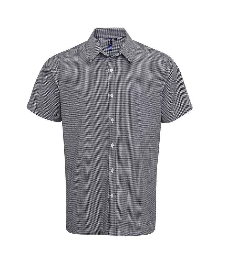Premier Gingham Short Sleeve Shirt – Quality Workwear from Fou Tees Ireland