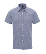 Premier Gingham Short Sleeve Shirt – Quality Workwear from Fou Tees Ireland