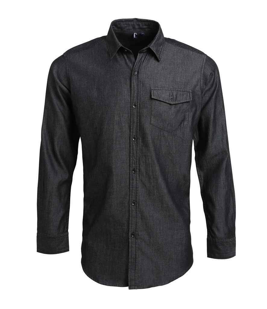 Premier Jeans Stitch Denim Shirt - Durable Denim Shirt for Business and Casual Wear