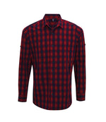 Premier Mulligan Check Long Sleeve Shirt – Quality Long Sleeve Shirt by Premier