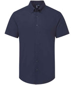 Premier Supreme Short Sleeve Oxford Shirt – Comfortable, Stylish & Sustainable Navy 5XL