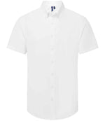 Premier Supreme Short Sleeve Oxford Shirt – Comfortable, Stylish & Sustainable White 5XL