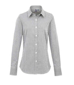 Premier Ladies Gingham Long Sleeve Shirt | Premier Shirts Ireland
