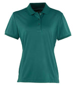 Premier Ladies Coolchecker® Piqué Polo Shirt – Comfortable and Stylish Polo for Workwear Bottle Green XXL