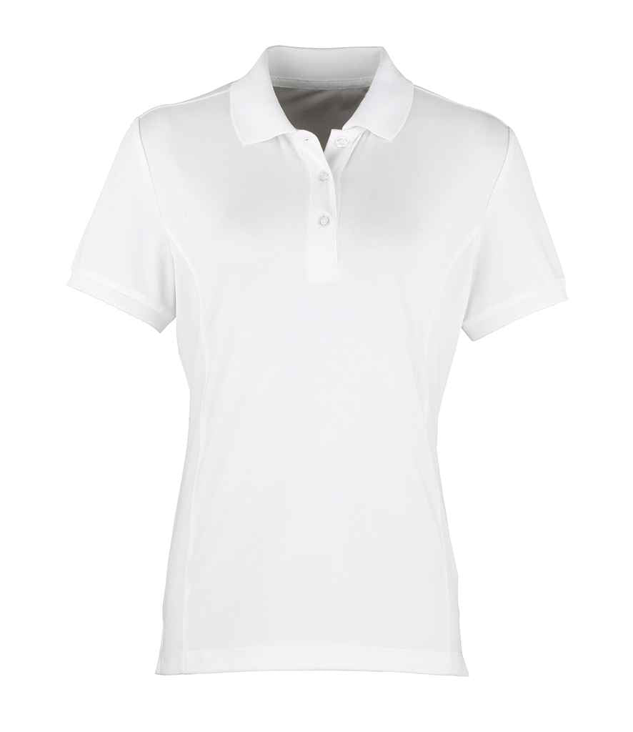 Premier Ladies Coolchecker® Piqué Polo Shirt – Comfortable and Stylish Polo for Workwear White XXL