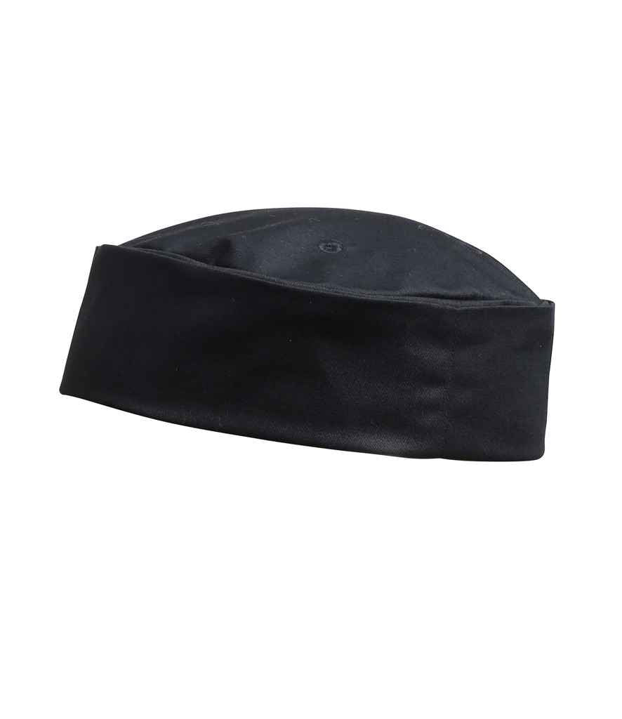 Premier Turn-Up Chef's Hat for Hospitality and Catering Black L