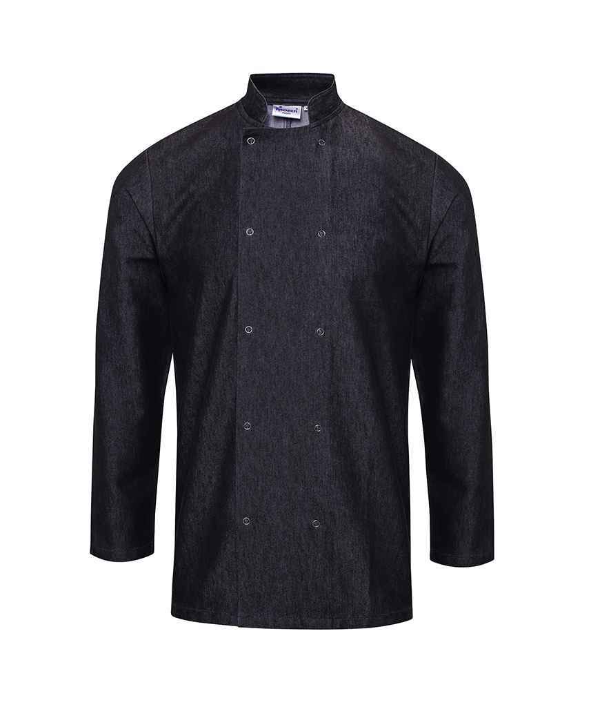 Premier Denim Chef's Jacket - Durable Hospitality Wear from Fou Tees Ireland