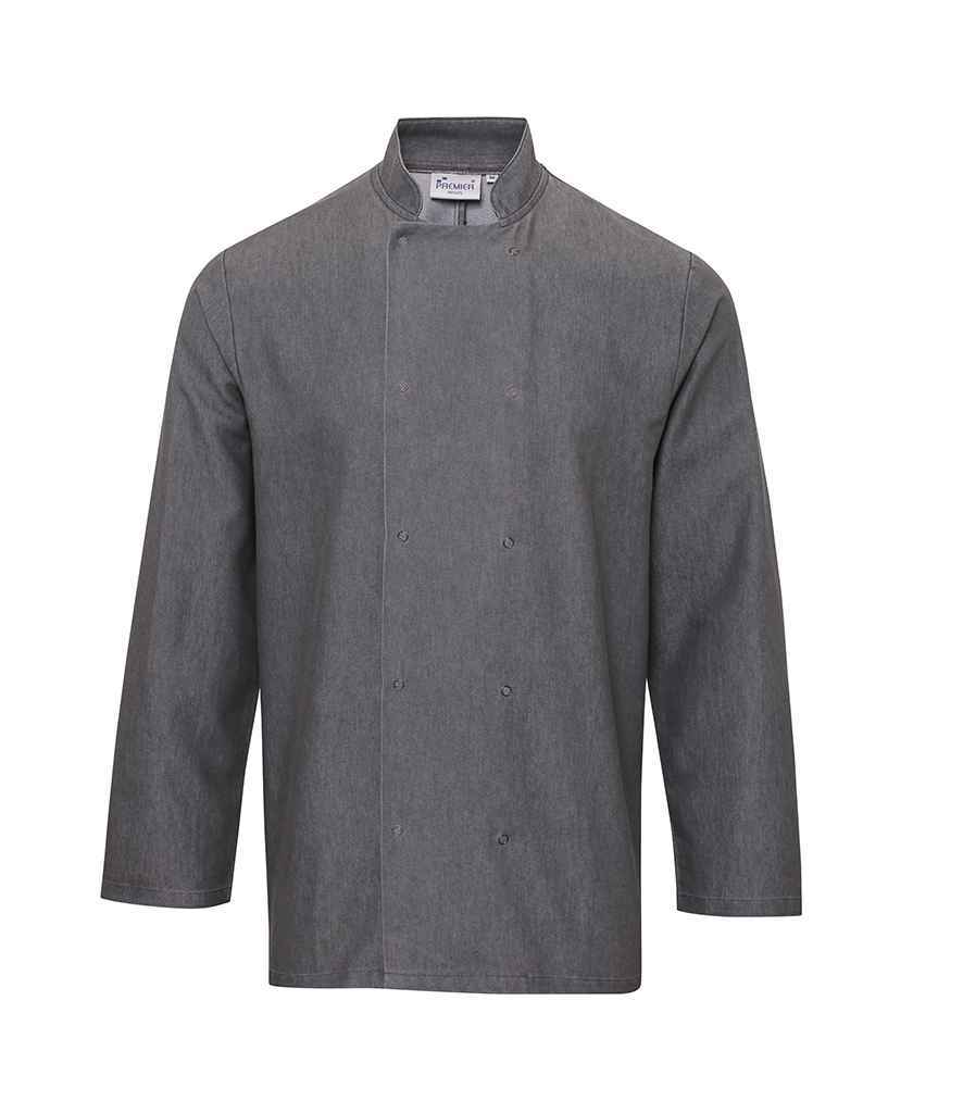 Premier Denim Chef's Jacket - Durable Hospitality Wear from Fou Tees Ireland