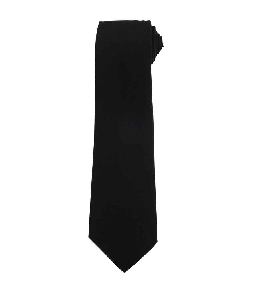 Premier Work Tie – Durable and Professional Workwear Accessory Black ONE