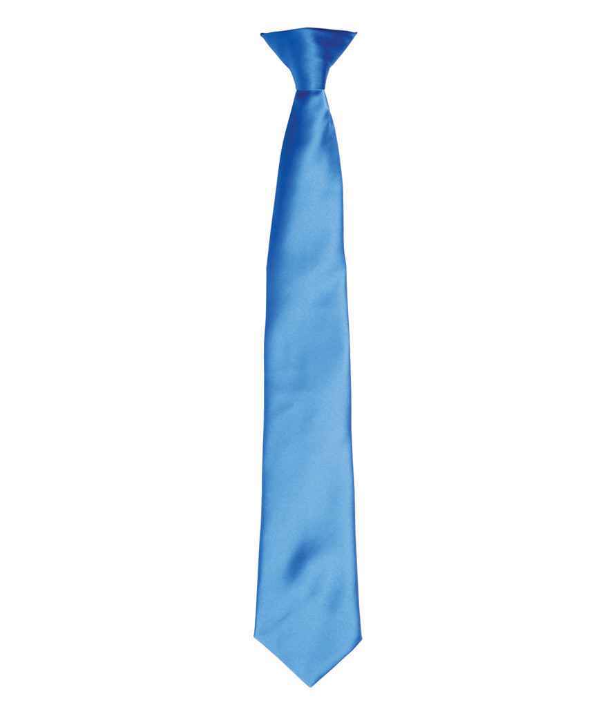 Premier Colours Satin Clip Tie – Classic Workwear Accessory