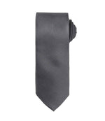 Premier Micro Waffle Tie - Stylish Workwear Accessory from Fou Tees Ireland Dark Grey ONE