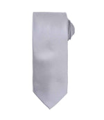 Premier Micro Waffle Tie - Stylish Workwear Accessory from Fou Tees Ireland Silver ONE