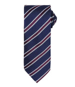 Premier Waffle Stripe Tie – Stylish Workwear Accessory by Premier