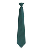 Premier Colours Fashion Clip Tie – Stylish and Practical Workwear Accessory Bottle Green ONE