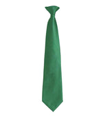Premier Colours Fashion Clip Tie – Stylish and Practical Workwear Accessory Emerald ONE