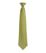 Premier Colours Fashion Clip Tie – Stylish and Practical Workwear Accessory Grass ONE