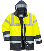 Portwest Hi-Vis Contrast Traffic Jacket for Safety and Visibility