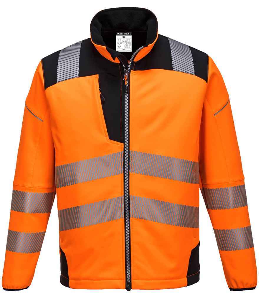 Portwest PW3 Hi-Vis Soft Shell Jacket – Durable Hi-Vis Workwear for Irish Businesses