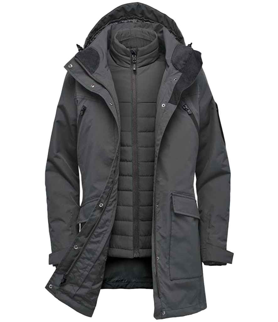 Stormtech Ladies Fairbanks 5-in-1 System Jacket – Durable Outdoor Wear from Fou Tees Ireland Graphite Grey 3XL