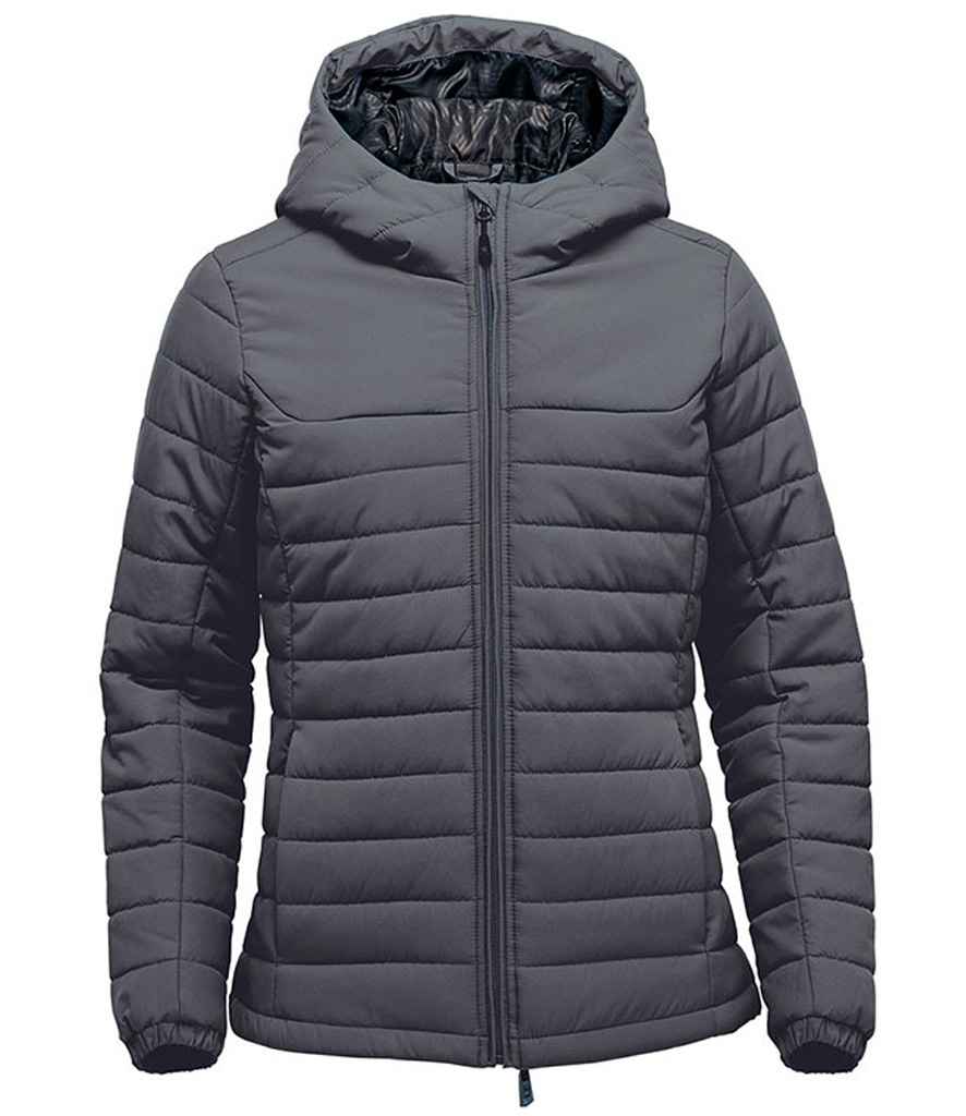 Stormtech Ladies Nautilus Quilted Hooded Jacket – Warm and Stylish Outerwear Dolphin XXL