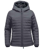 Stormtech Ladies Nautilus Quilted Hooded Jacket – Warm and Stylish Outerwear Dolphin XXL