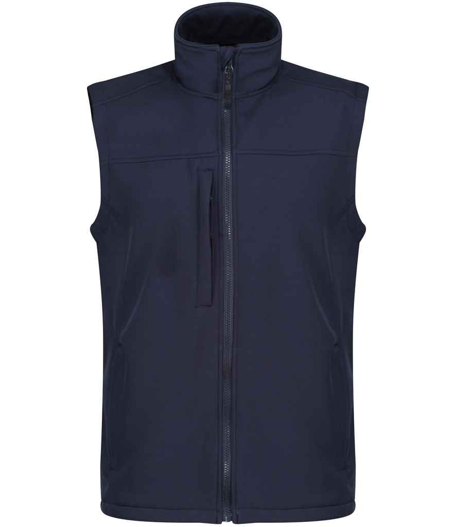 Regatta Flux Soft Shell Bodywarmer by Regatta Professional - Lightweight, Durable & Eco-Friendly Navy/Navy 4XL