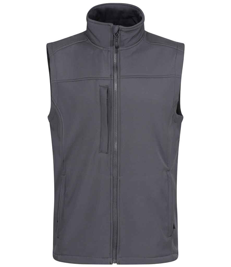Regatta Flux Soft Shell Bodywarmer by Regatta Professional - Lightweight, Durable & Eco-Friendly Seal Grey/Seal Grey 3XL