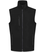 Regatta Navigate Two Layer Soft Shell Bodywarmer - Practical and Sustainable Workwear Black/Seal Grey 3XL