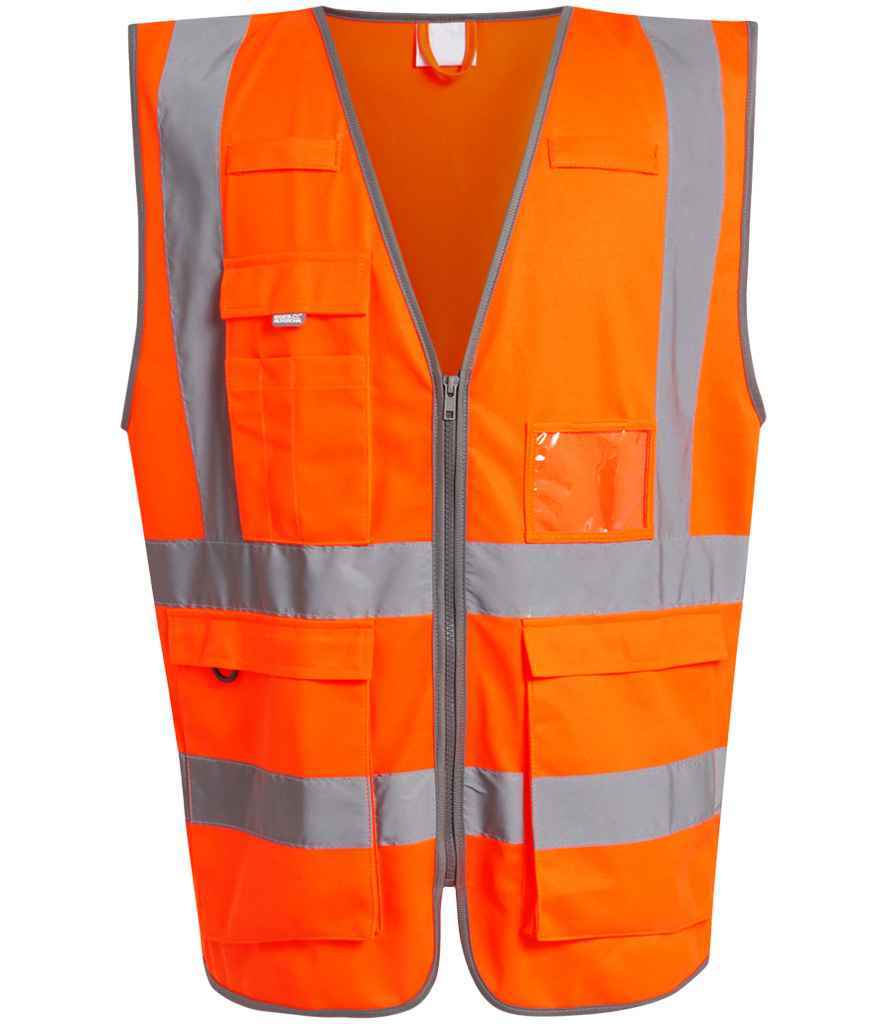 Regatta High Visibility Pro Executive Vest – Reliable Safety Wear from Fou Tees Ireland
