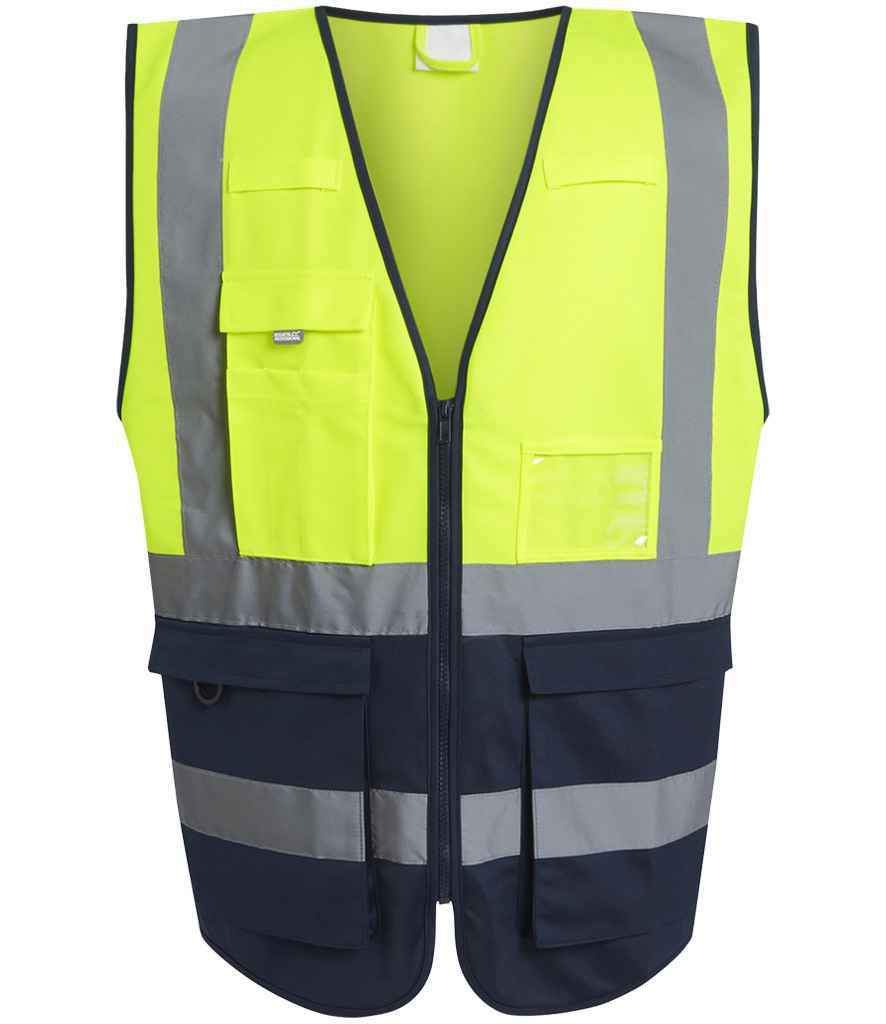 Regatta High Visibility Pro Executive Vest – Reliable Safety Wear from Fou Tees Ireland