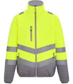 High Visibility Thermal Jacket - Regatta High Visibility Two Tone Thermal Baffle Jacket
