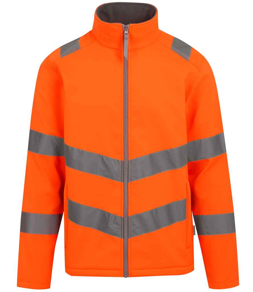Regatta High Visibility Soft Shell Jacket - Regatta High Visibility Pro Contract Ablaze Soft Shell Jacket Orange 4XL
