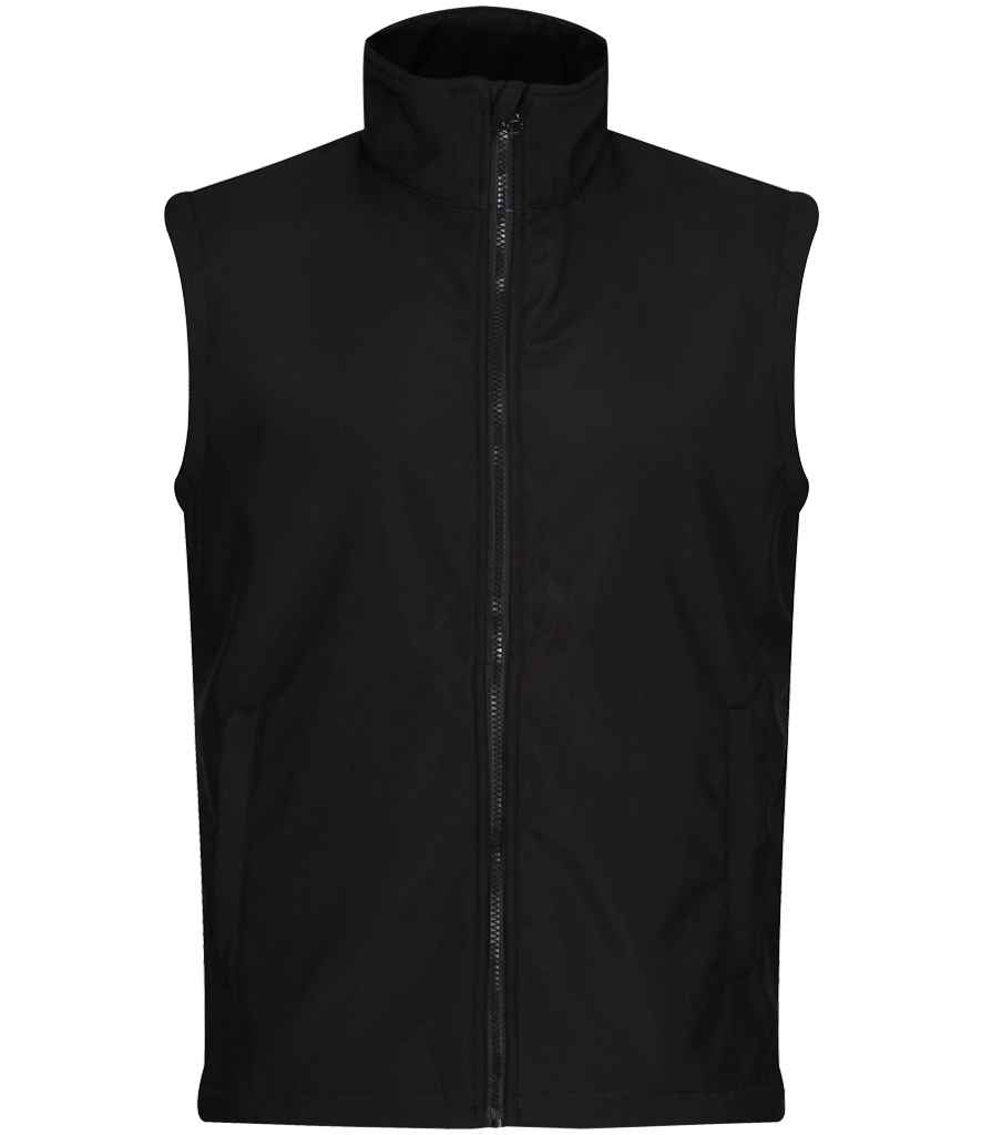 Regatta Ablaze Soft Shell Bodywarmer – Durable, Eco-friendly Outdoor Wear from Fou Tees Ireland Black/Black 3XL